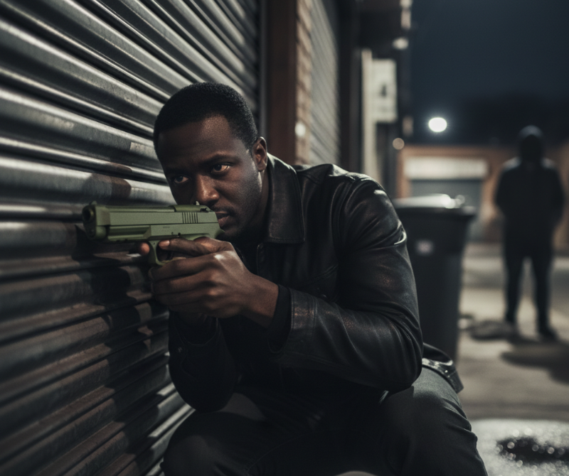 Aksa AK18 OD Green Blank-Firing Training Tool | Self-Defense Tool | OD Green